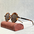 Amalfi - Retro Round Frame Sunglasses
