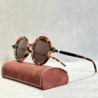 Amalfi - Retro Round Frame Sunglasses