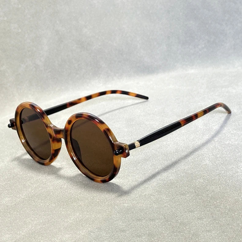Amalfi - Retro Round Frame Sunglasses