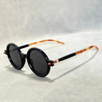 Amalfi - Retro Round Frame Sunglasses