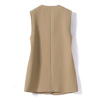 Amara - Women's V-Neck Tailored Waistcoat