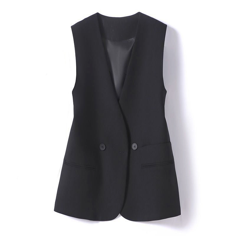 Amara - Women's V-Neck Tailored Waistcoat