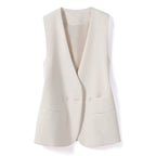 Amara - Women's V-Neck Tailored Waistcoat