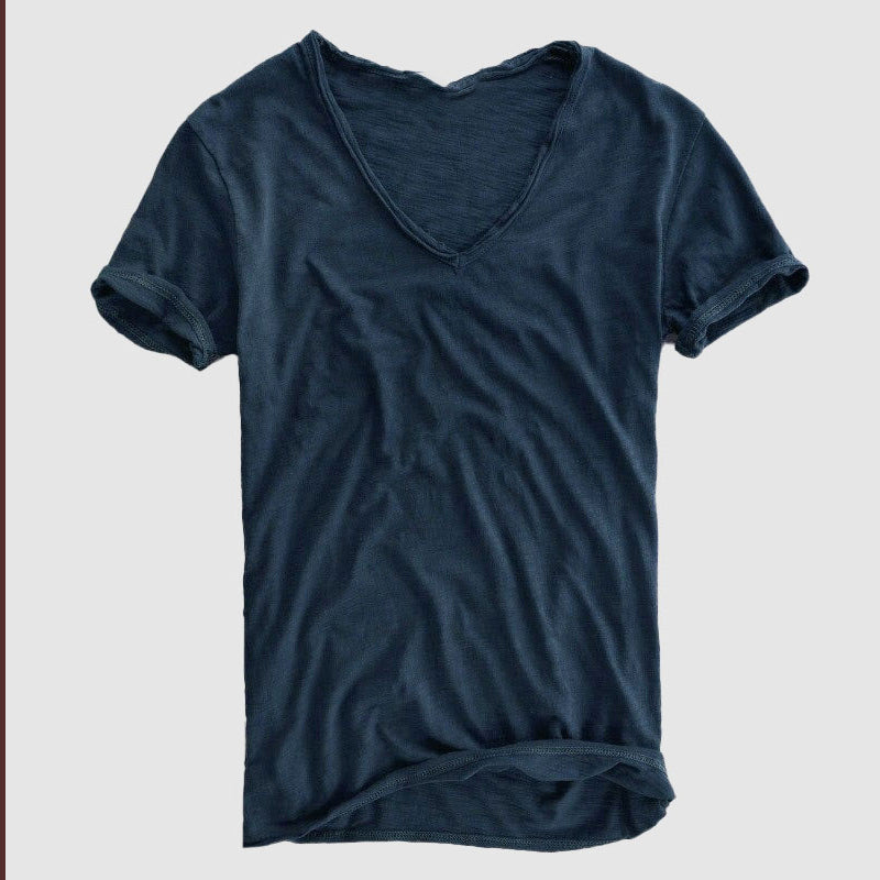 Arc - Men's Cotton V-Neck T-Shirt