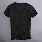 Arc - Men's Cotton V-Neck T-Shirt
