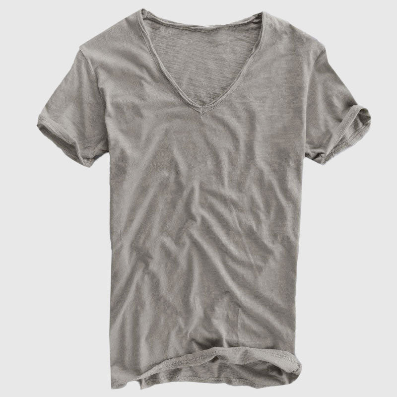Arc - Men's Cotton V-Neck T-Shirt