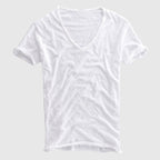Arc - Men's Cotton V-Neck T-Shirt