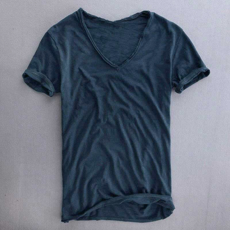 Arc - Men's Cotton V-Neck T-Shirt