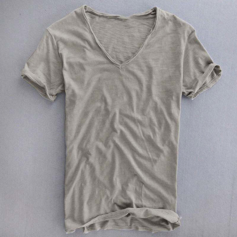 Arc - Men's Cotton V-Neck T-Shirt