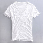 Arc - Men's Cotton V-Neck T-Shirt
