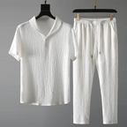 Arjun - Men's Short-Sleeve Shirt and Pants Summer Set