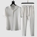 Arjun - Men's Short-Sleeve Shirt and Pants Summer Set