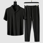 Arjun - Men's Short-Sleeve Shirt and Pants Summer Set