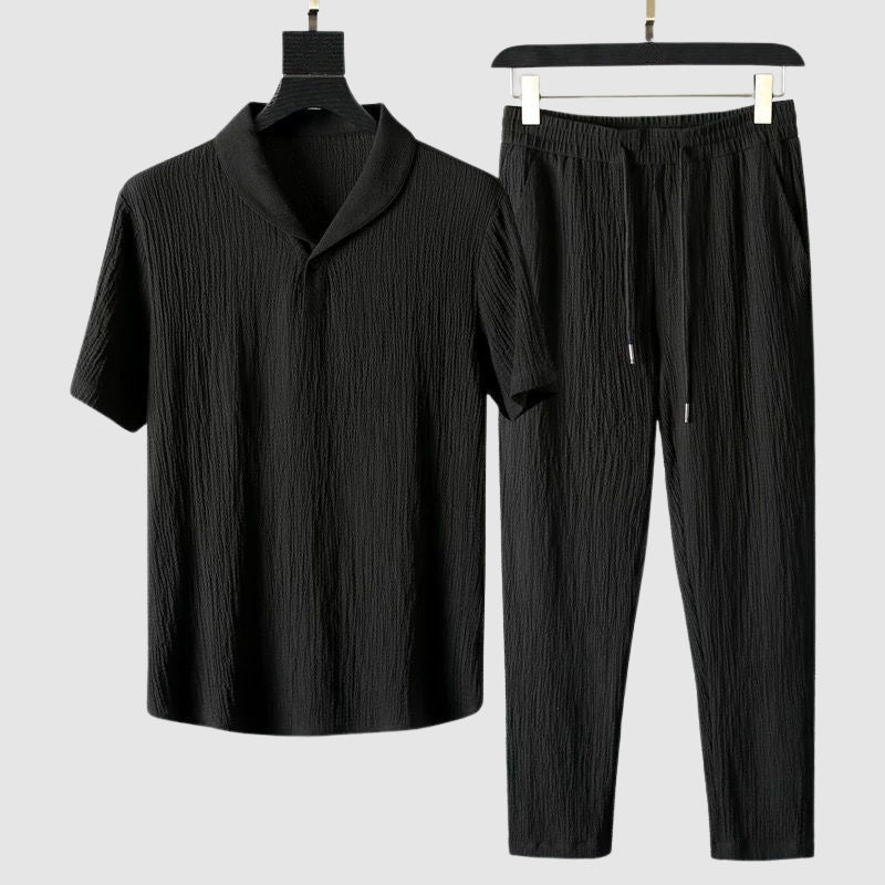 Arjun - Men's Short-Sleeve Shirt and Pants Summer Set