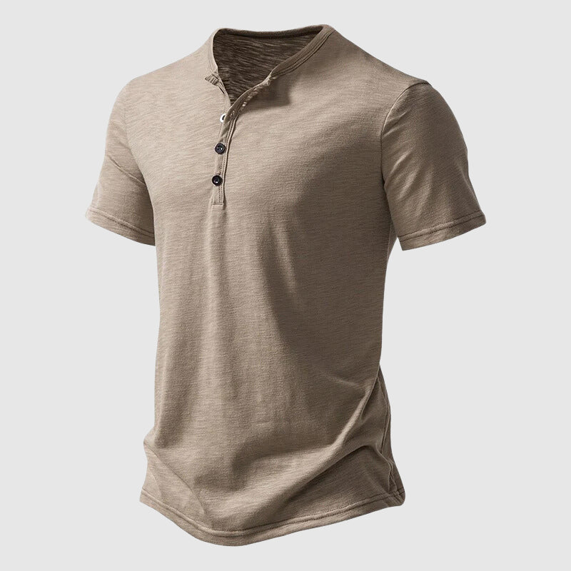 Arlo - Men's Short Sleeve Henley Shirt