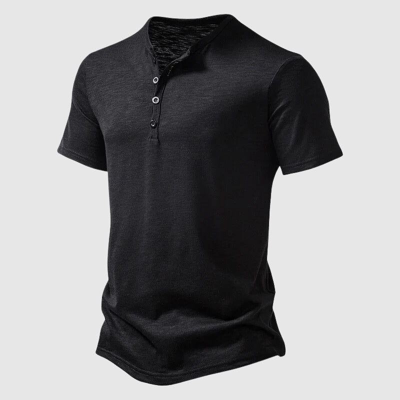 Arlo - Men's Short Sleeve Henley Shirt