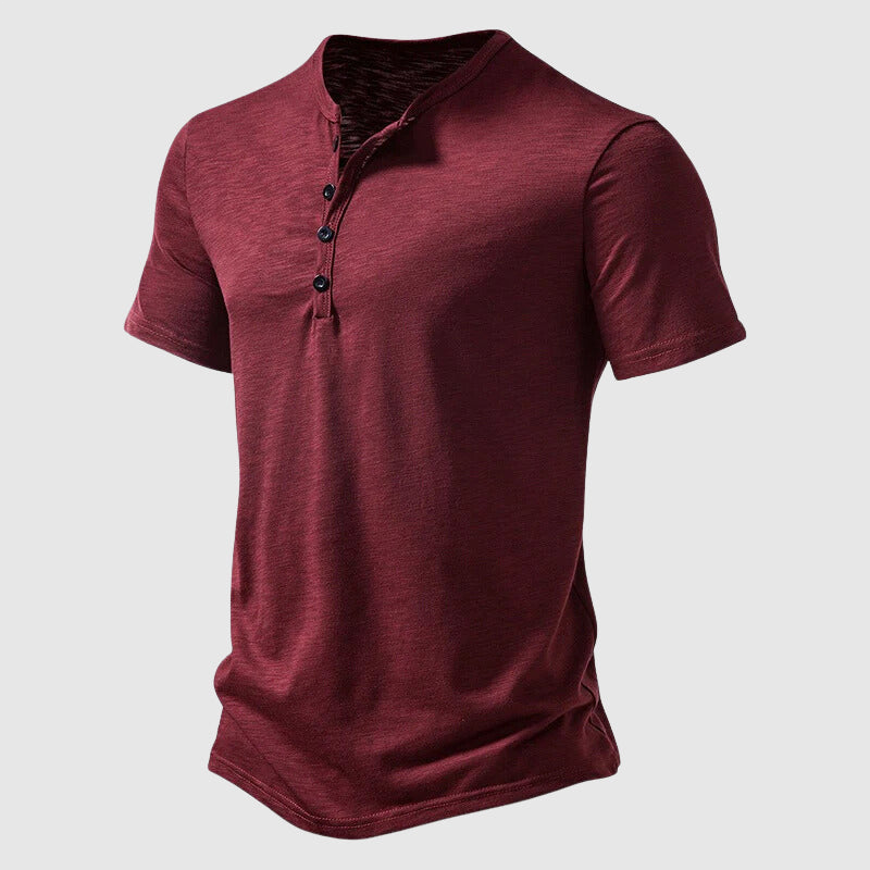 Arlo - Men's Short Sleeve Henley Shirt