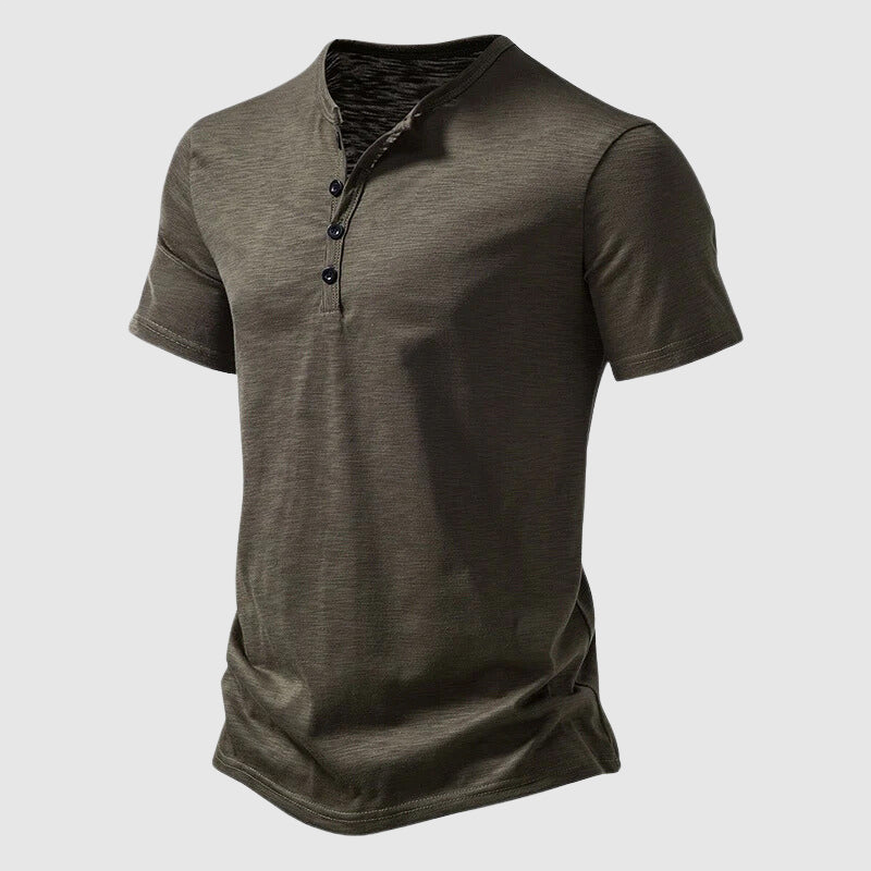 Arlo - Men's Short Sleeve Henley Shirt