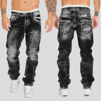 Arnold - Men's Faded Straight Leg Denim Pants