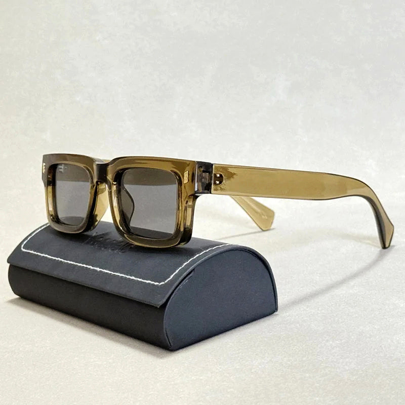 Aspen - Retro Square Frame Sunglasses