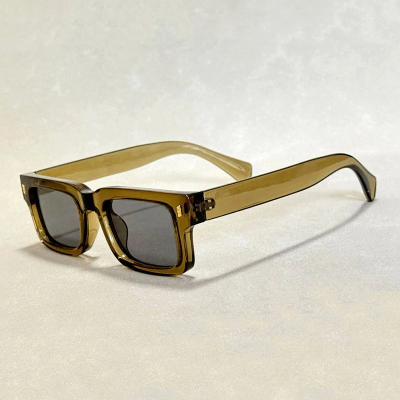 Aspen - Retro Square Frame Sunglasses
