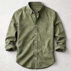 Austin - Men's Casual Long Sleeve Pocket Shirt