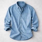 Austin - Men's Casual Long Sleeve Pocket Shirt
