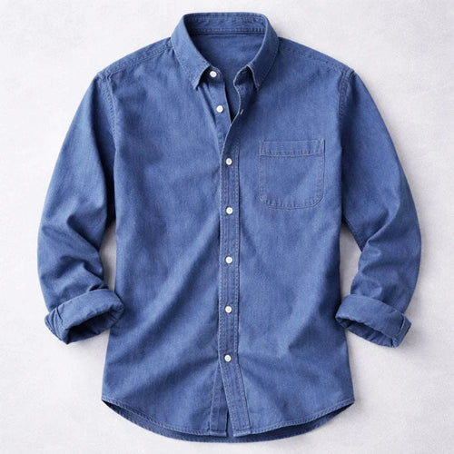 Austin - Men's Casual Long Sleeve Pocket Shirt