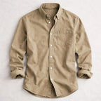 Austin - Men's Casual Long Sleeve Pocket Shirt