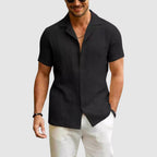 Beckett - Men's Textured Summer Short Sleeve Shirt