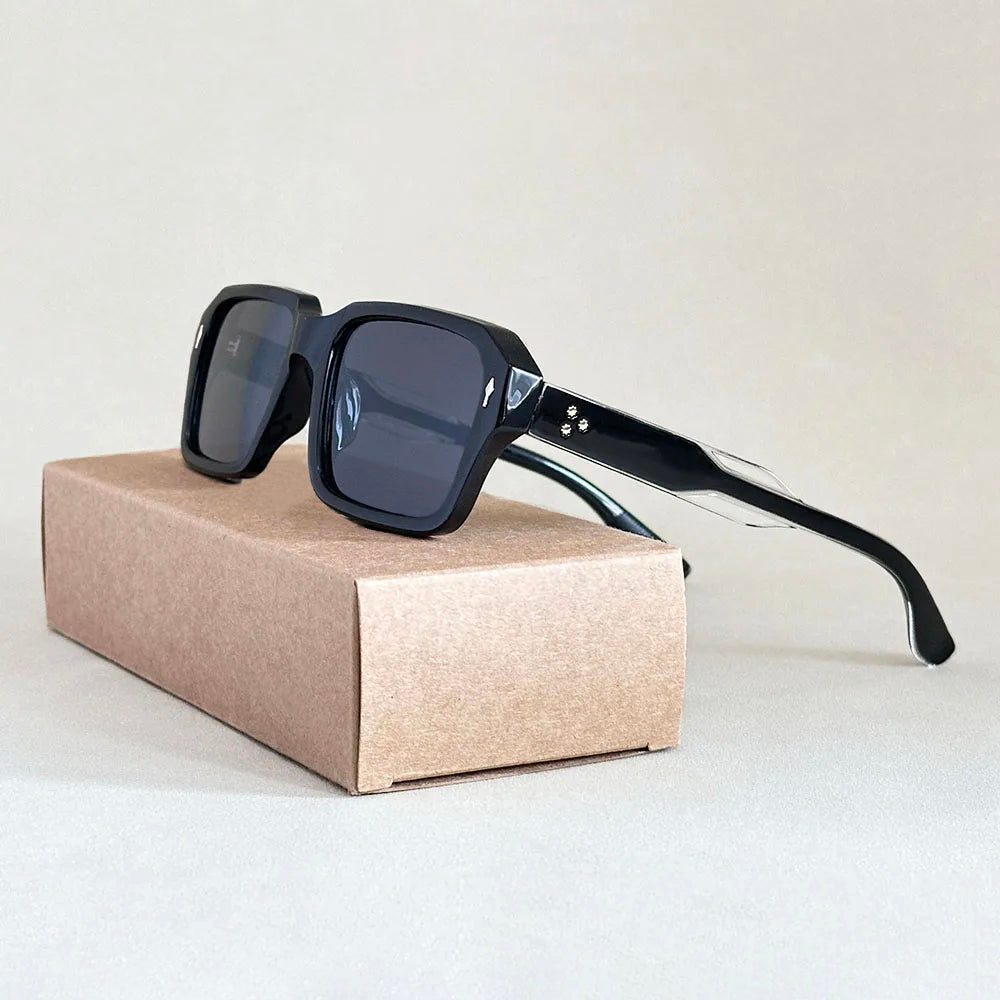 Julian - Square Frame Tinted Sunglasses 1