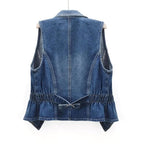 Brittany - Women's Sleeveless Denim Vest