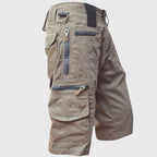 Bryan - Men's Utility Cargo Shorts with Zip Pockets