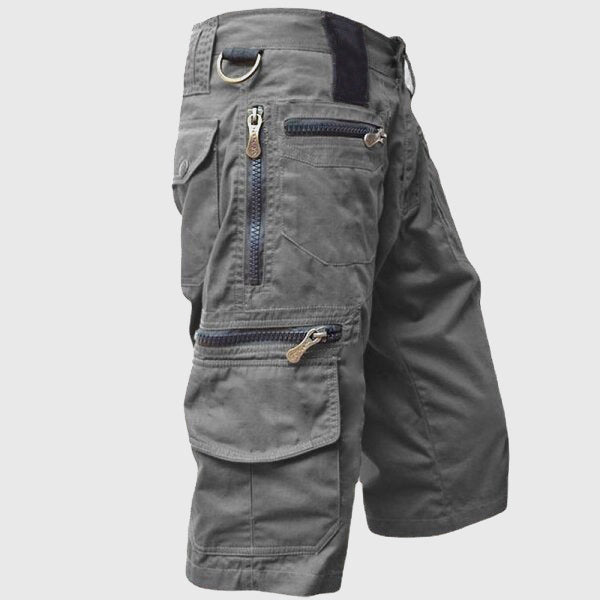 Bryan - Men's Utility Cargo Shorts with Zip Pockets
