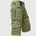 Bryan - Men's Utility Cargo Shorts with Zip Pockets
