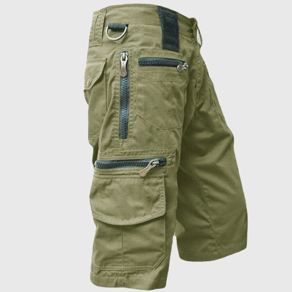 Bryan - Men's Utility Cargo Shorts with Zip Pockets