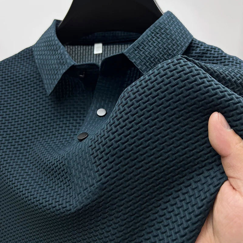 Calvin - Men's Textured Collared Knit Polo