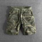 Cameron - Men's Cotton Camouflage Drawstring Shorts