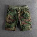 Cameron - Men's Cotton Camouflage Drawstring Shorts