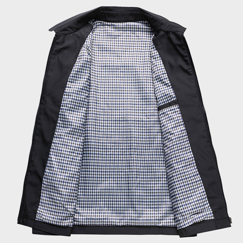 Carl - Men's Zip-Up Casual Collar Jacket