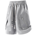 Charles - Men's Zip-Pocket Drawstring Utility Shorts