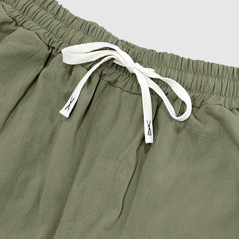 Carlo - Men's Relaxed Fit Cotton Straight Leg Pants 2