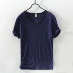Colin - Men's Cotton V-Neck Short Sleeve T-Shirt
