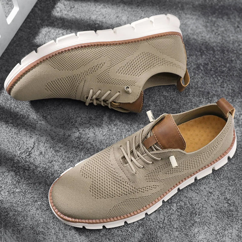 Collins - Men's Breathable Knit Casual Sneakers