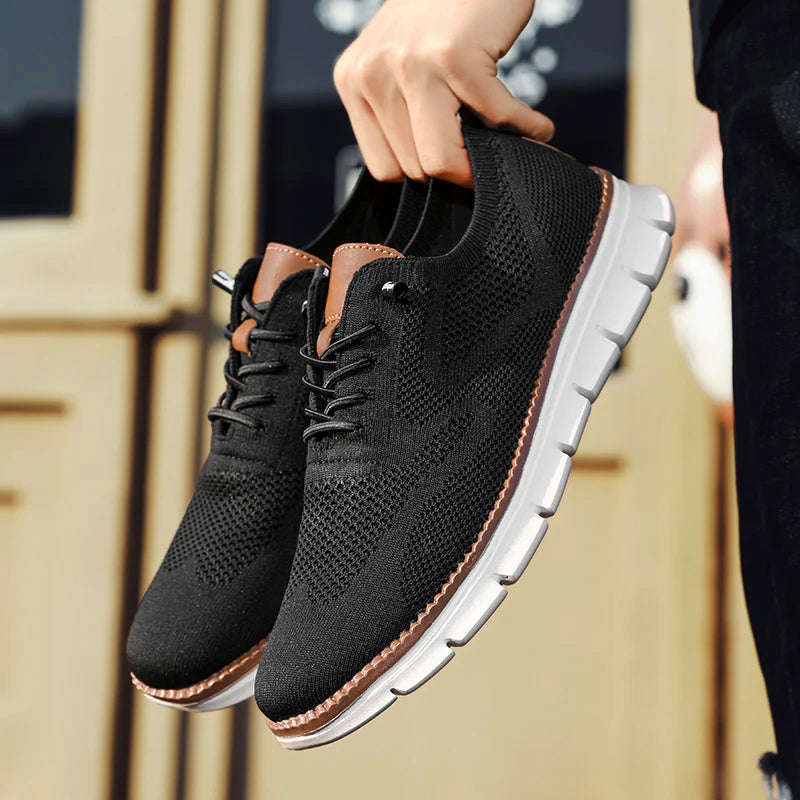 Collins - Men's Breathable Knit Casual Sneakers