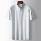 Damian - Men's Short Sleeve Button-Down Dress Shirt