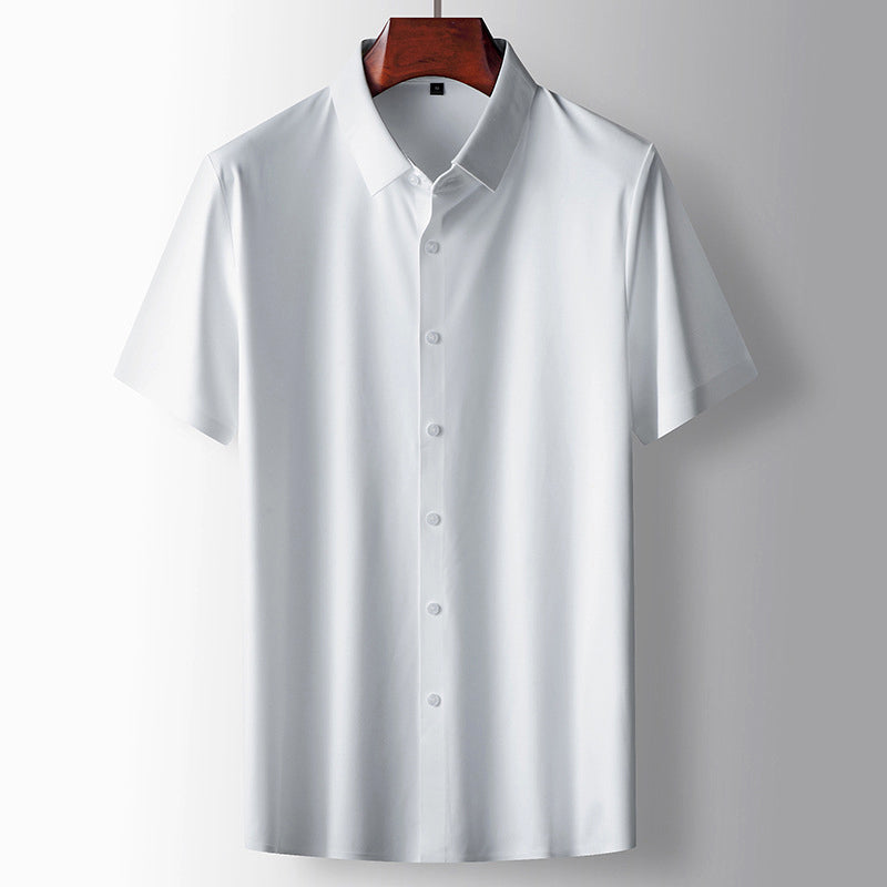 Damian - Men's Short Sleeve Button-Down Dress Shirt