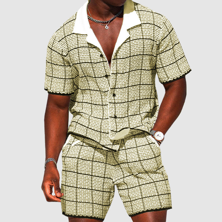 Daniel - Men's Multi-Color Cotton Suit Set 2