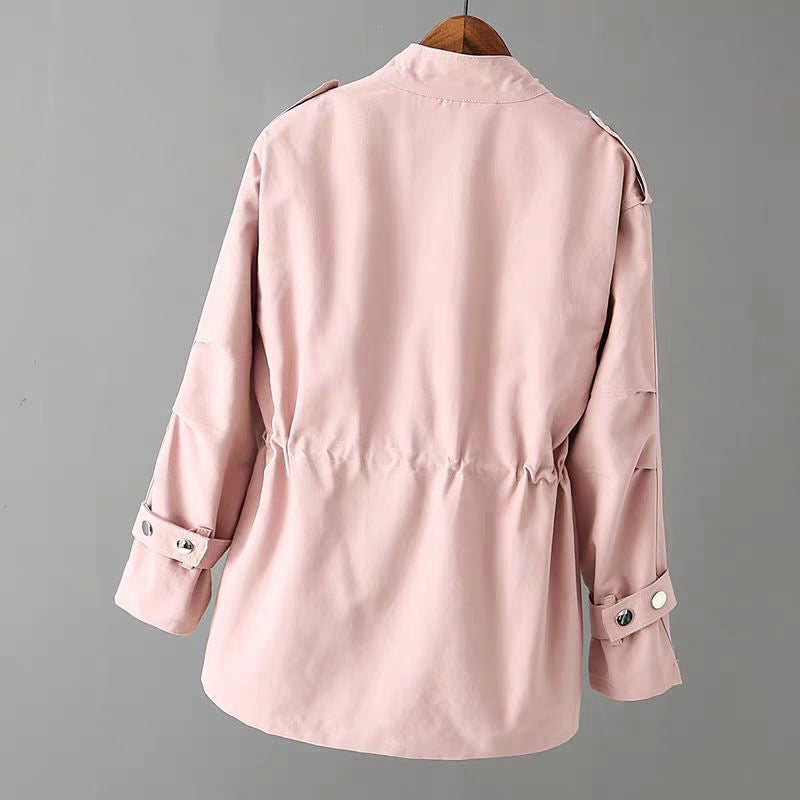 Darlin - Women's Stand Collar Utility Field Jacket