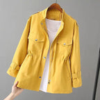 Darlin - Women's Stand Collar Utility Field Jacket